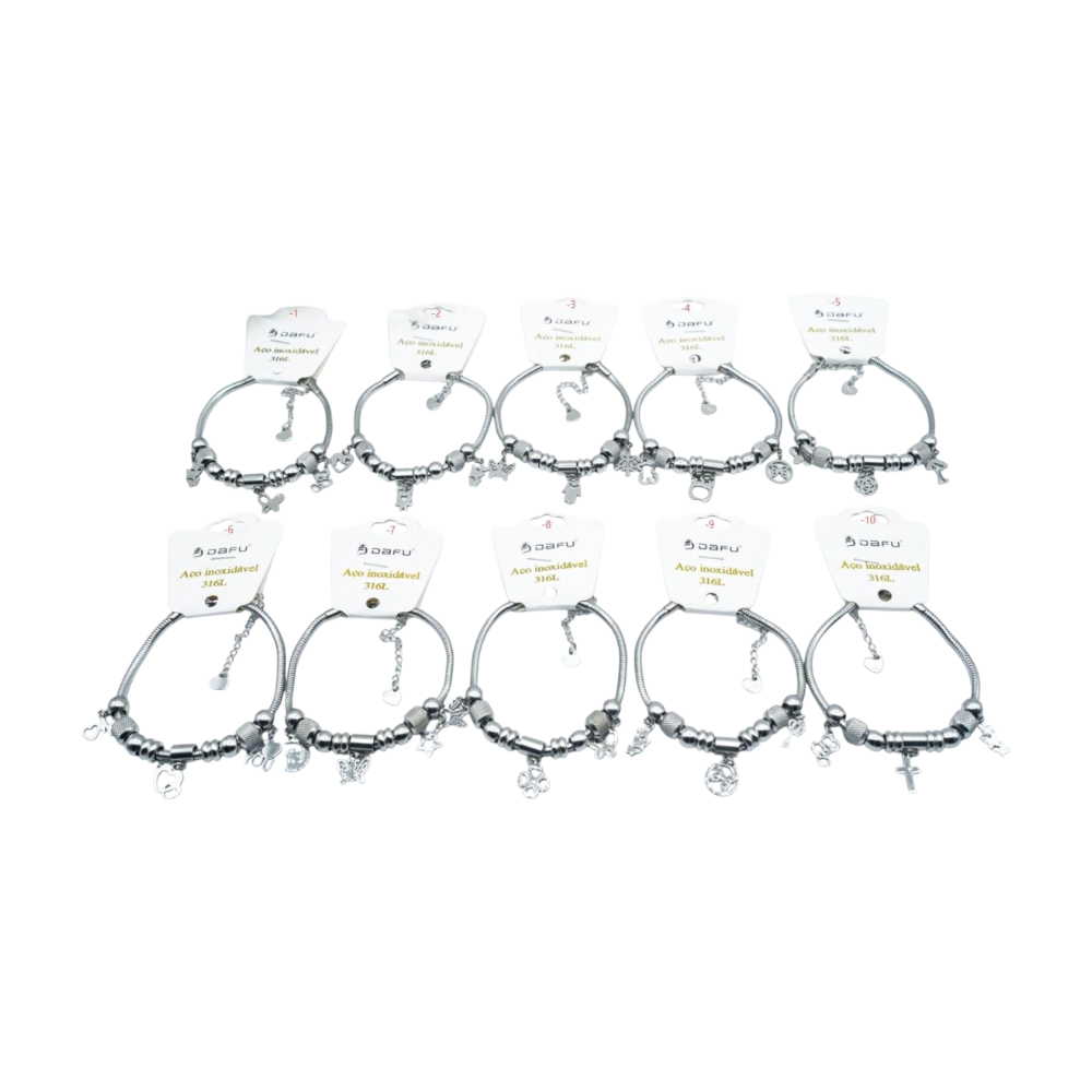 Pulseira Aço Inoxidável Dafu - DF534-PS0710-1-10