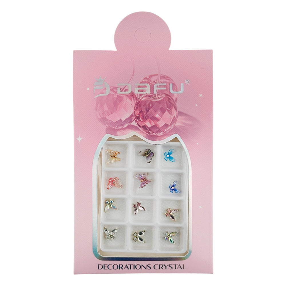 Decoração para Unhas Borboleta - DF7-GT13503-3