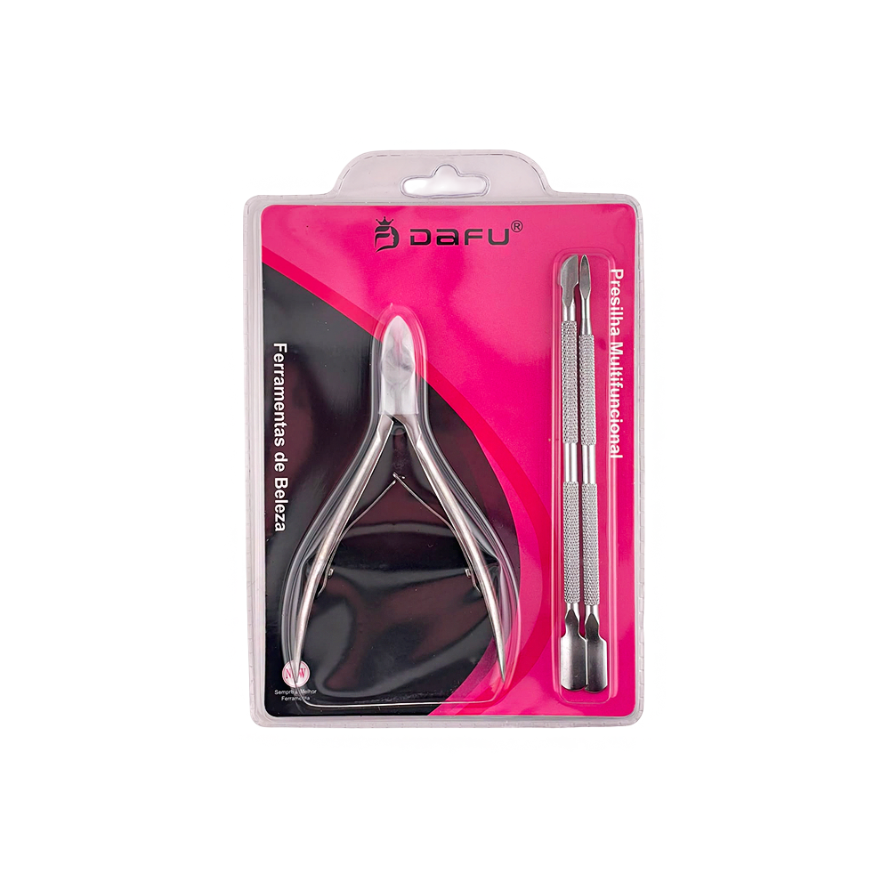 Kit Alicate + Espátula Aço Inox - WEQDX