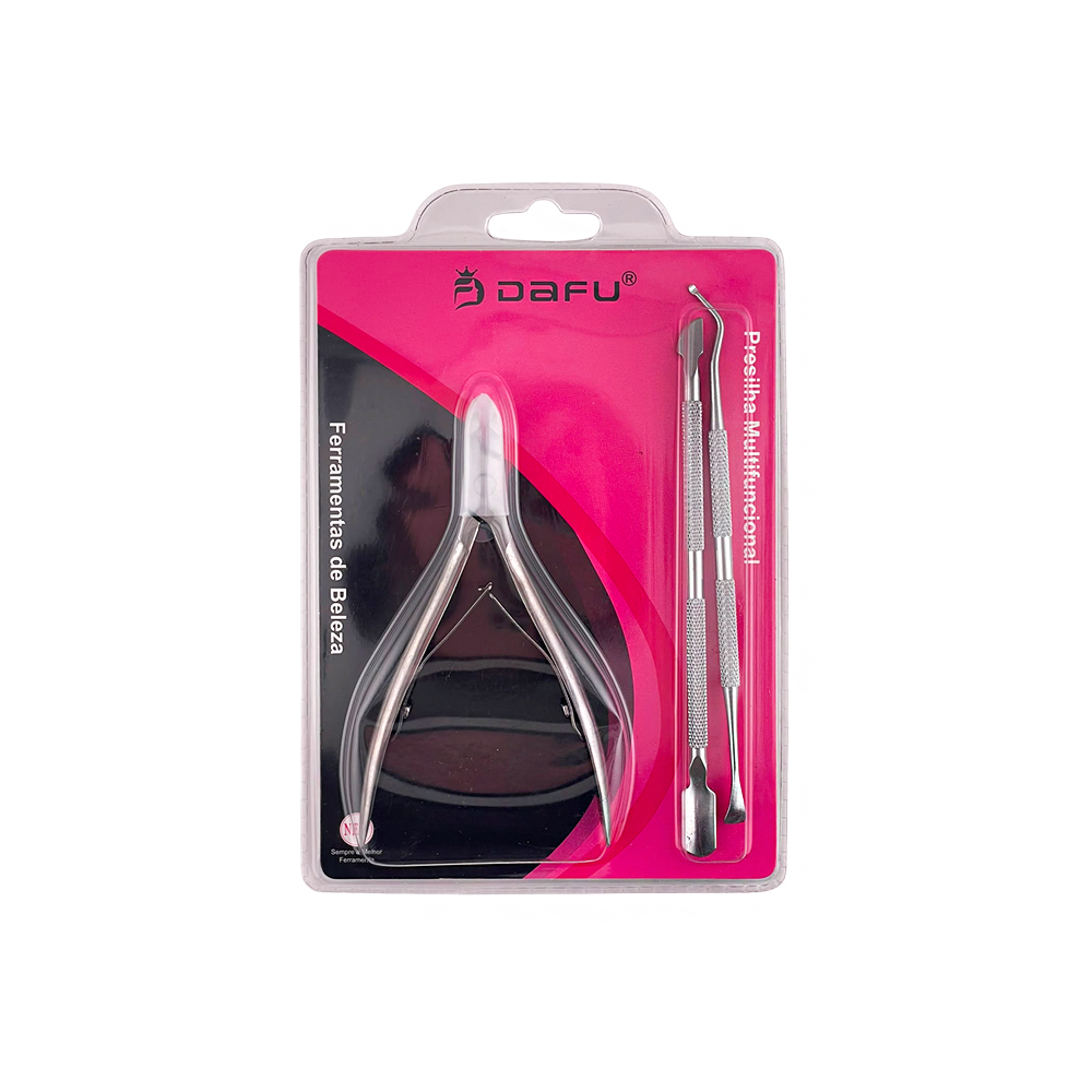 Kit Alicate + Espátula Aço Inox - 376-AT06