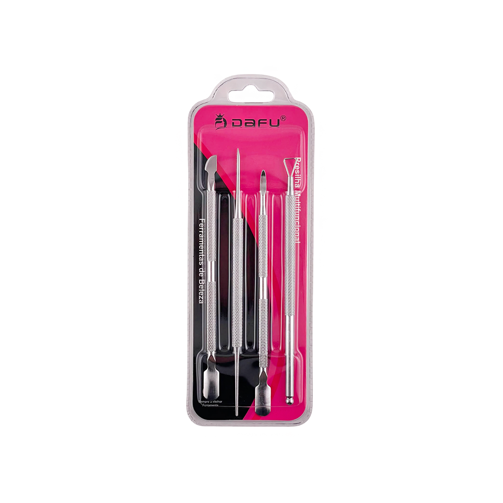 Kit Espátula de Beleza Aço Inox - 376-PI10