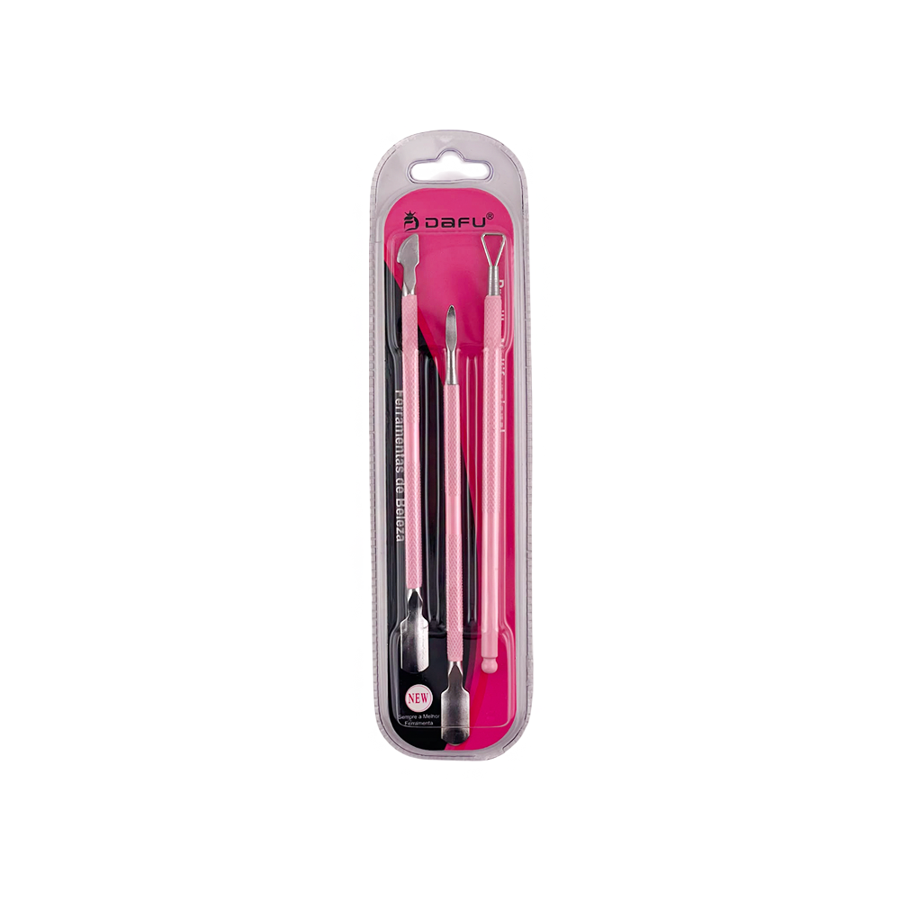 Kit Espátula de Beleza Aço Inox - 376-PI13