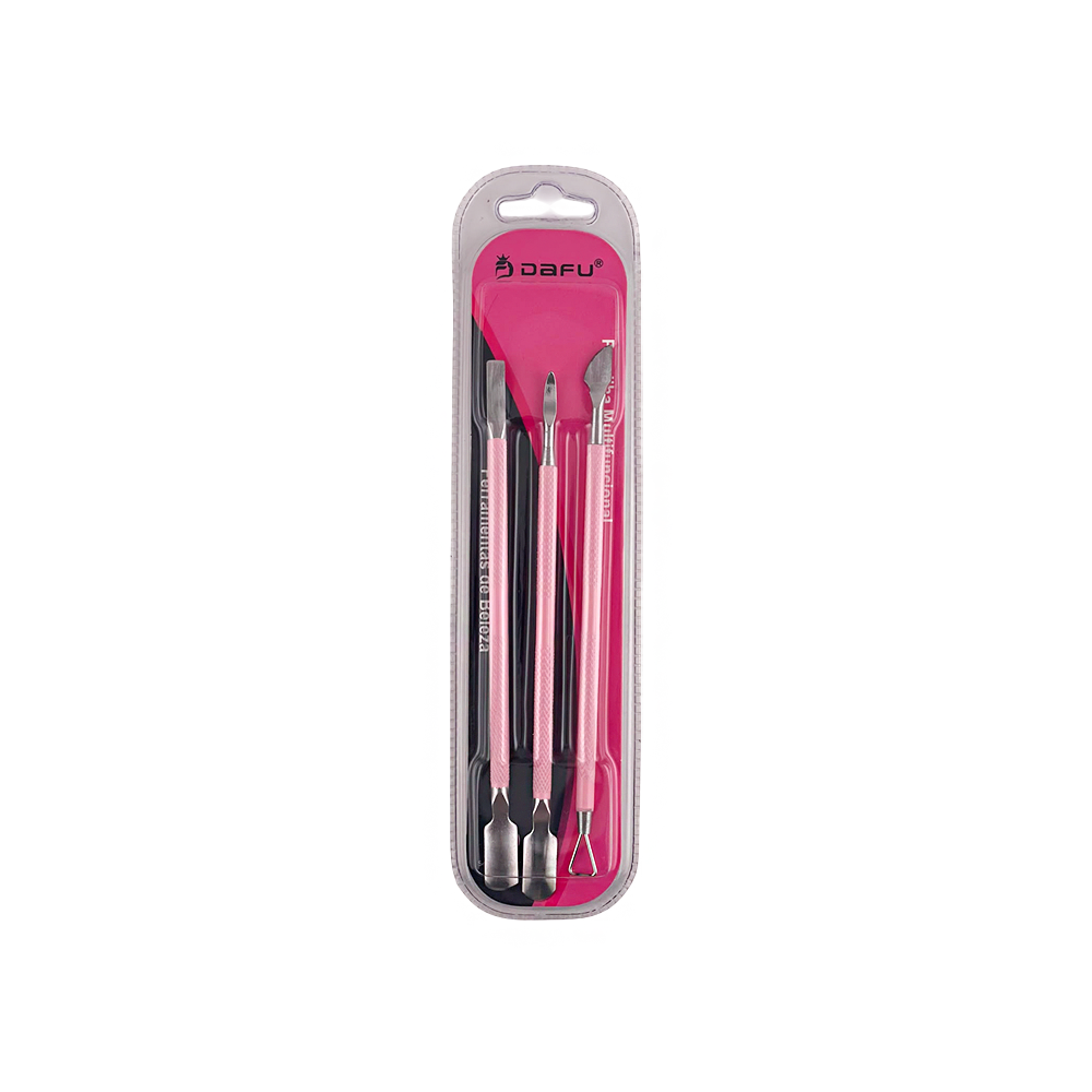 Kit Espátula de Beleza Aço Inox - 376-PI14