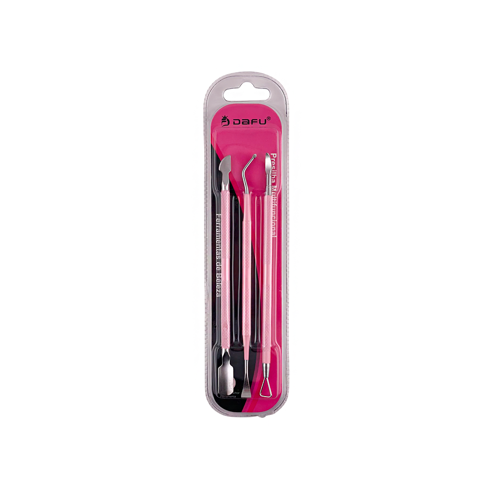 Kit Espátula para Beleza Aço Inox - 376-PI16