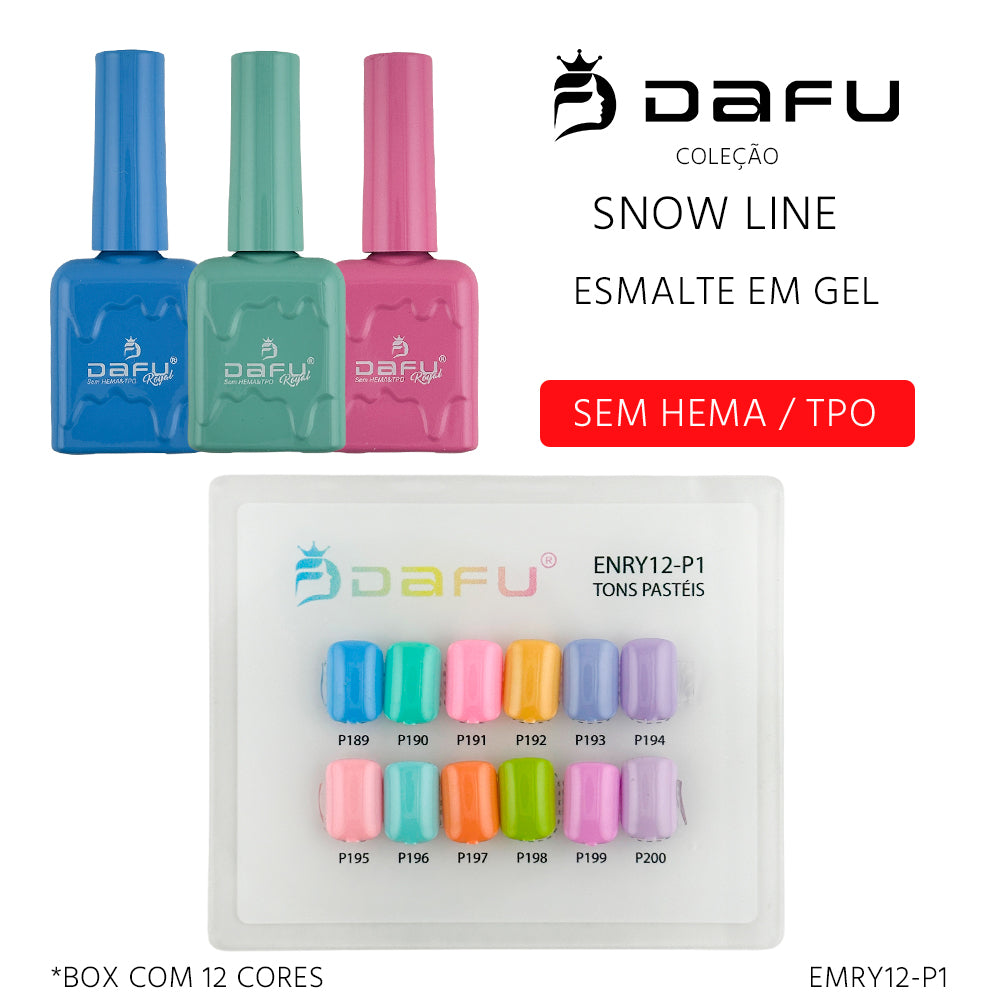 Esmalte em Gel Tons Pasteis - (12 cores) - ENRY12-P1