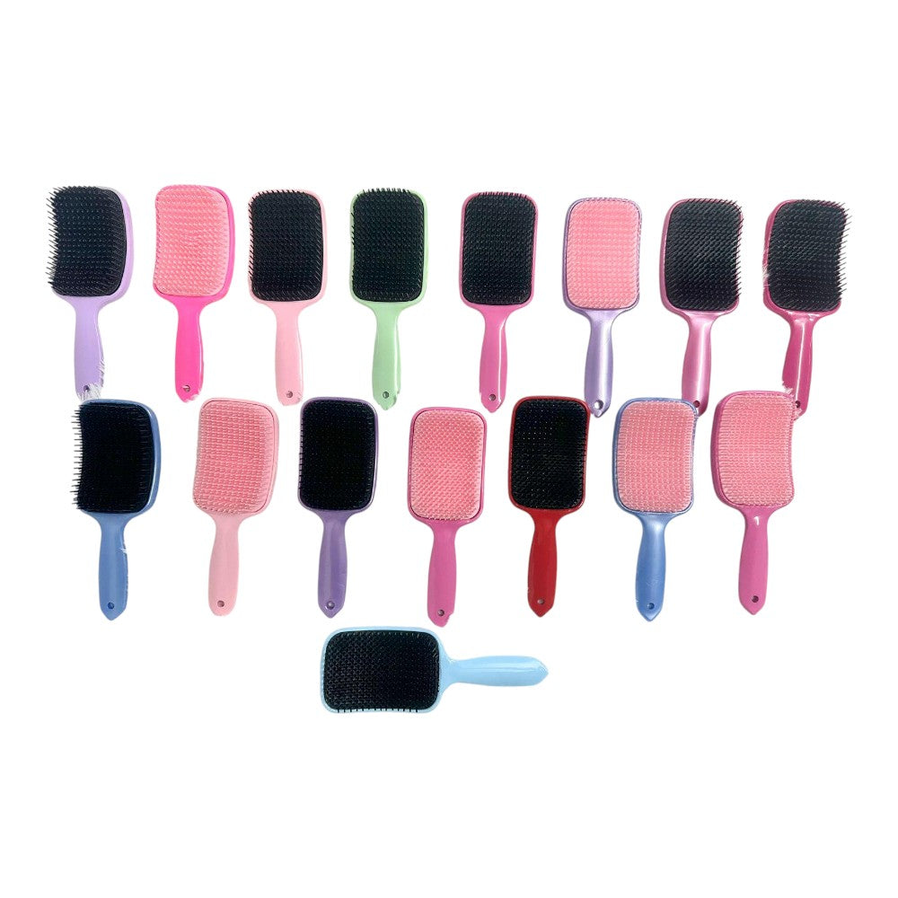 ESCOVA DE CABELO RAQUETE VAZADA ES-12