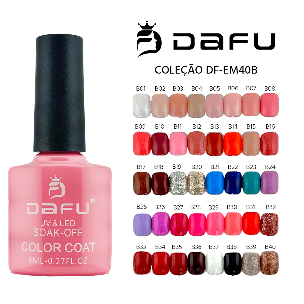 Esmalte em Gel DAFU Coleção EM40B - Box com 6 unidades