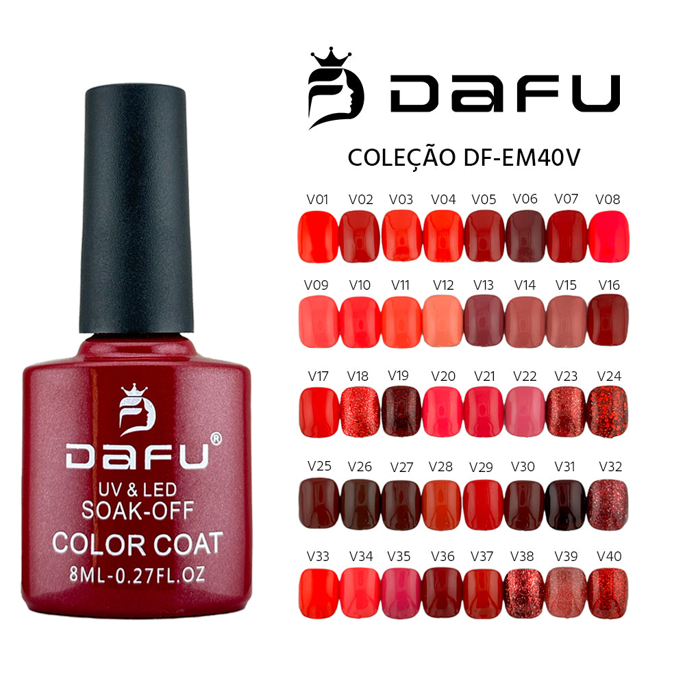 Esmalte em Gel DAFU Coleção EM40V - Box com 6 unidades