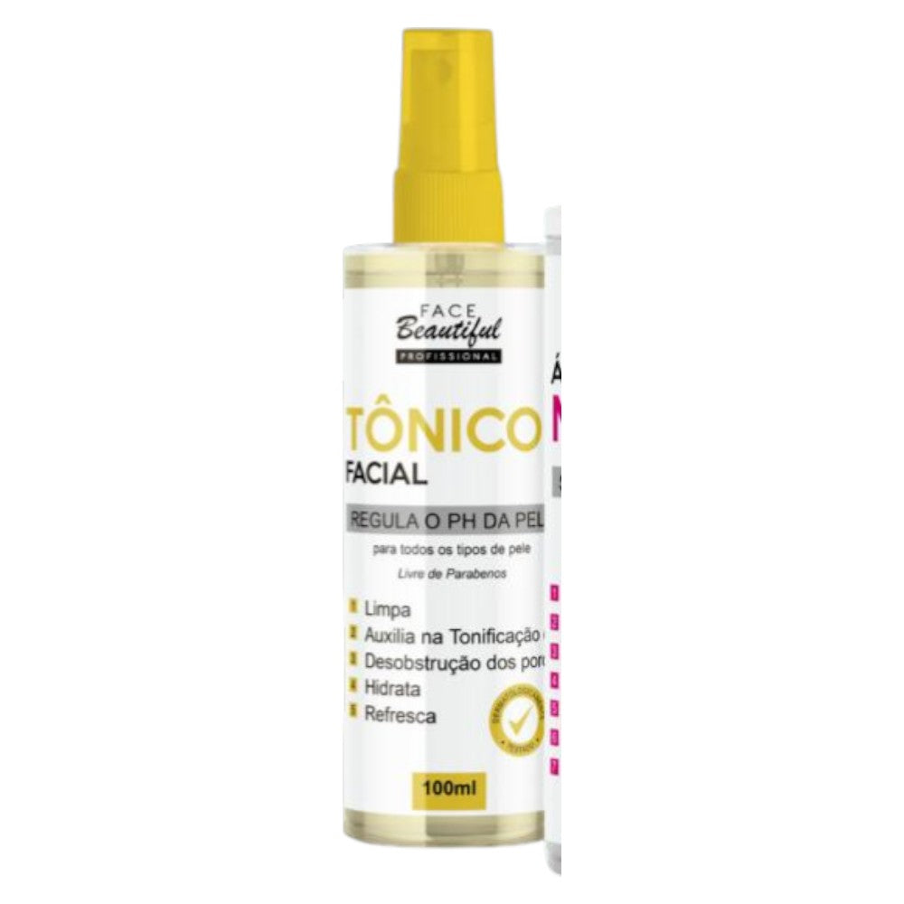 Tonico facial regula o PH da pele face beautyful profissional -FB390-U