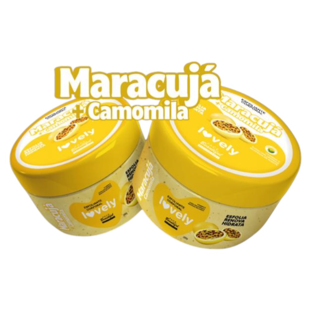 Esfoliante corporal maracuja + camomila face beautyful profissional -FB407-U