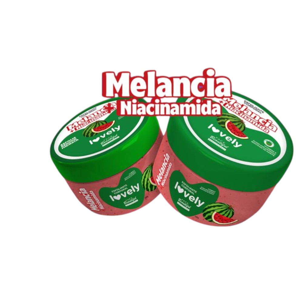 Esfoliante corporal melancia + niacinamida face beautyful profissional -FB448-U