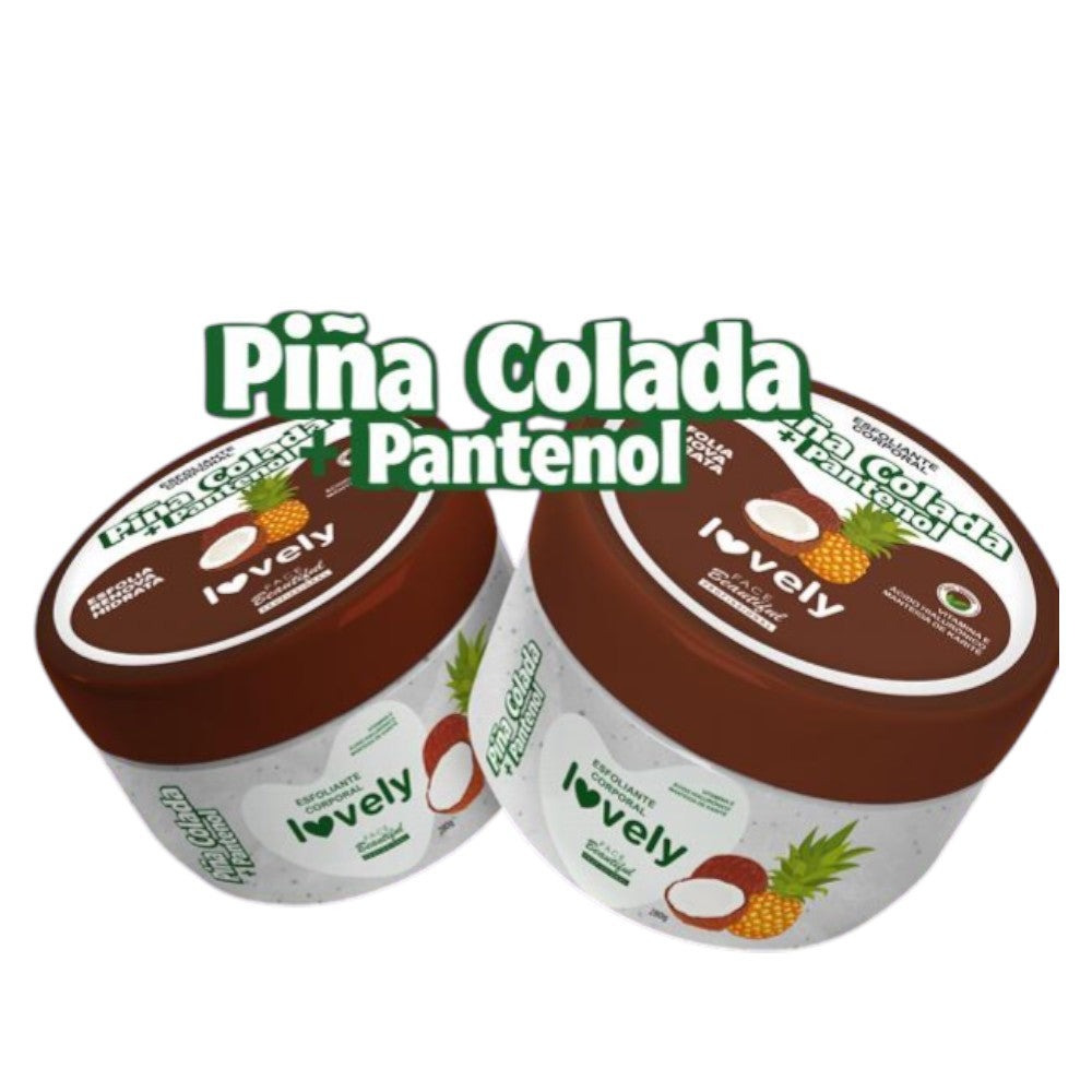 Esfoliante corporal pina colada + pantenol face beautyful profissional -FB449-U