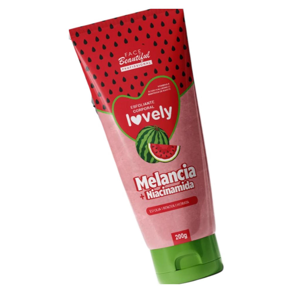 Esfoliante corporal melancia+niacinamida face beautyful profissional -FB453-U
