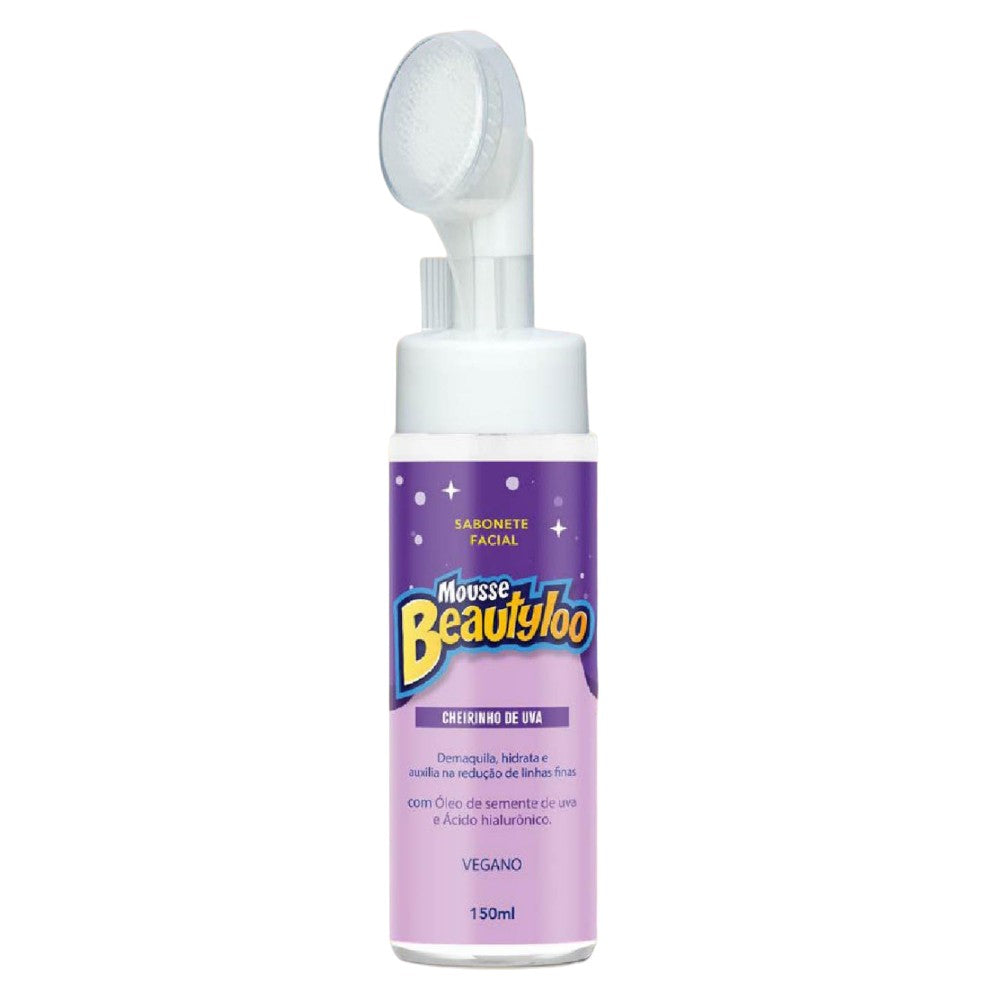 Sabonete facial mousse cheirinho de uva beautyloo -FB459-U