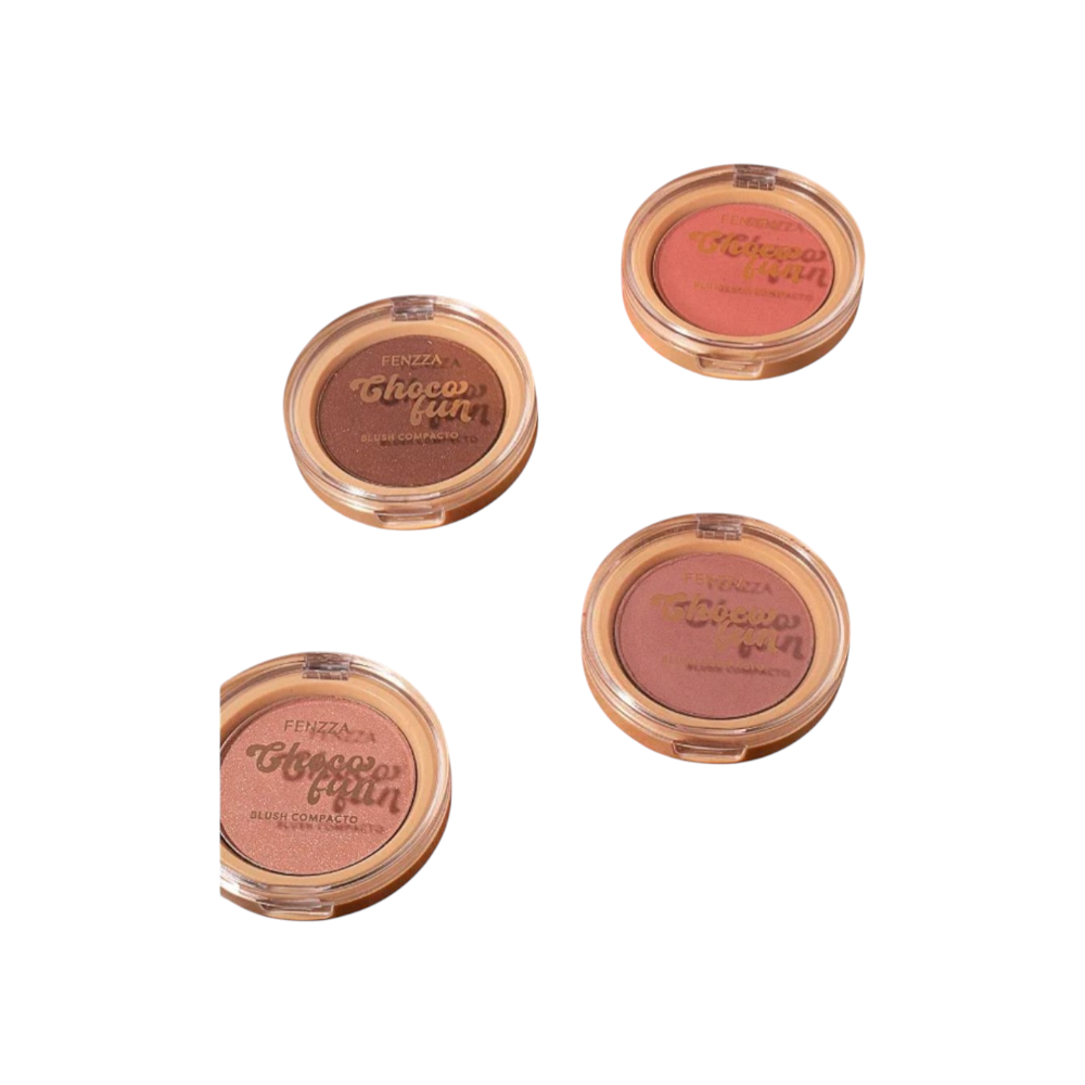 BLUSH COMPACTO CHOCOFUN FENZZA -FZ41001