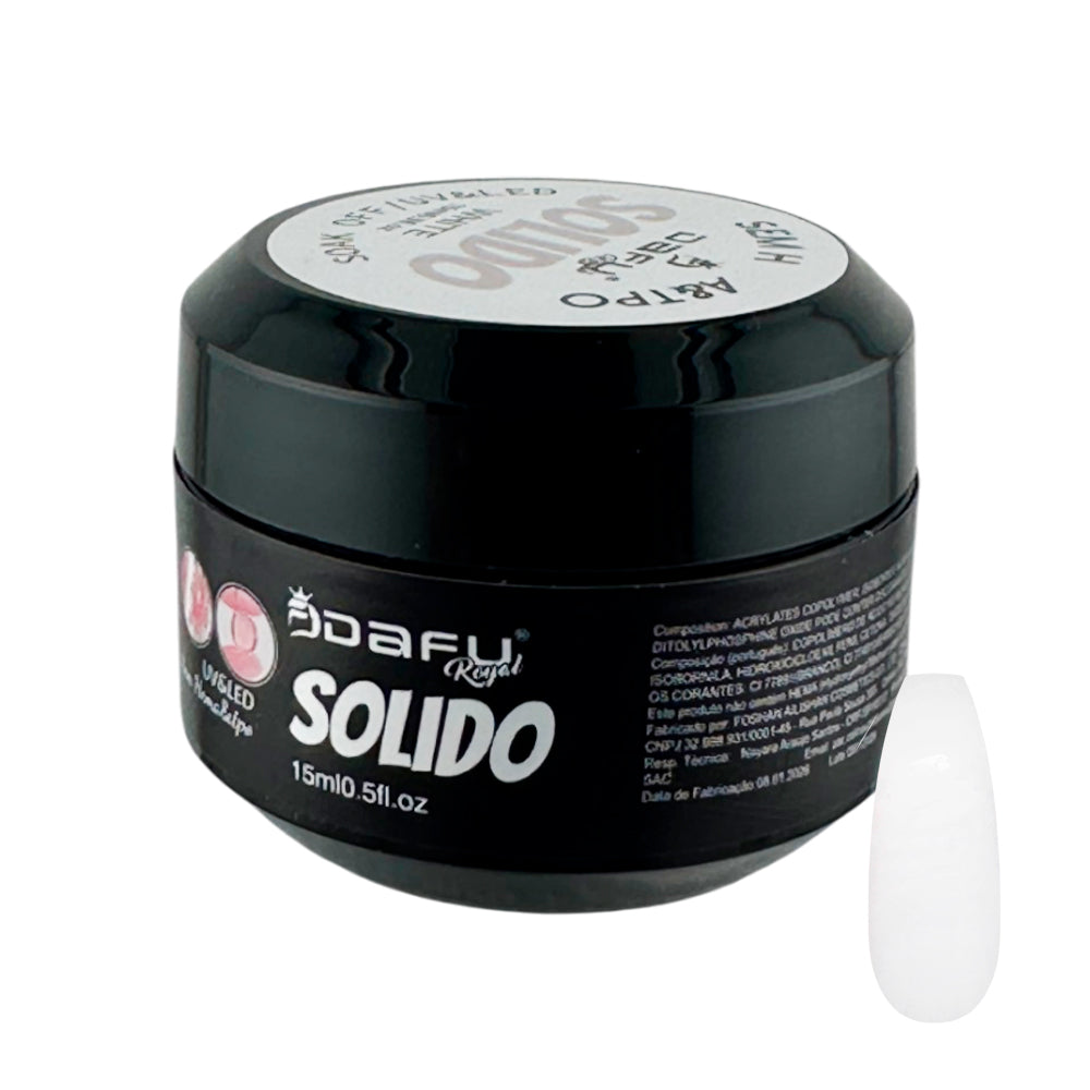 Gel Construtor Solido White Royal - 15ml - GEL-2SL