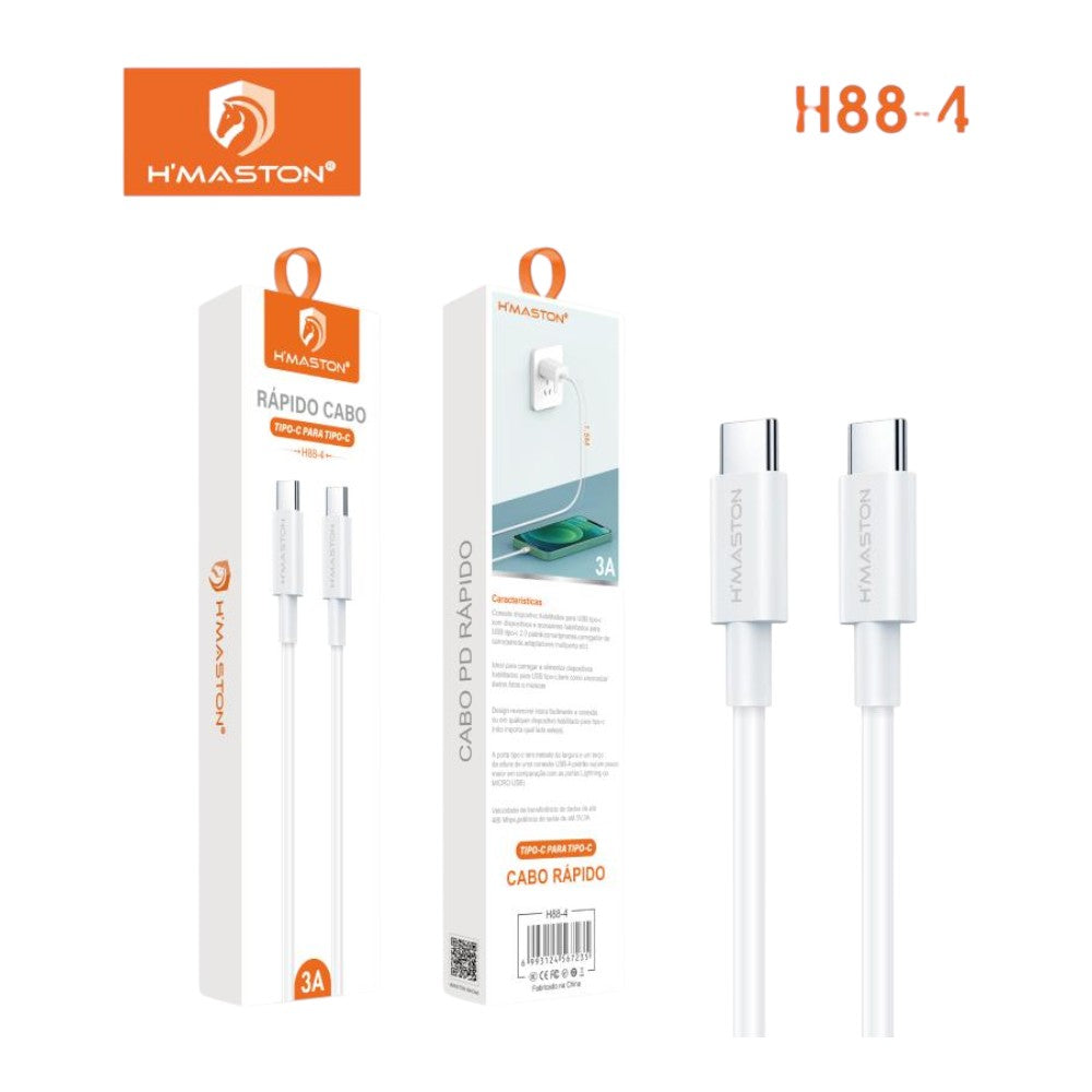 CABO USB TYPE-C P/ TYPE-C