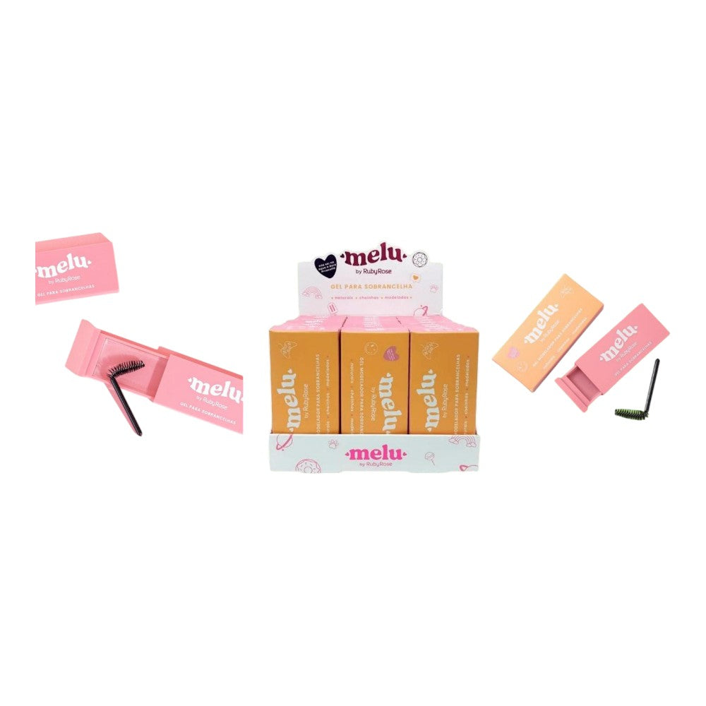 Gel para sobrancelhas Melu ruby rose -HB-F518