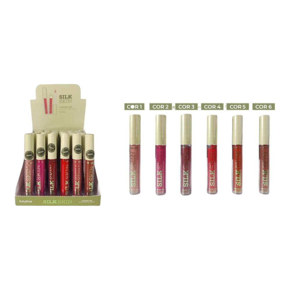 Batom liquido confort lips ruby rose -HB-L6201G1