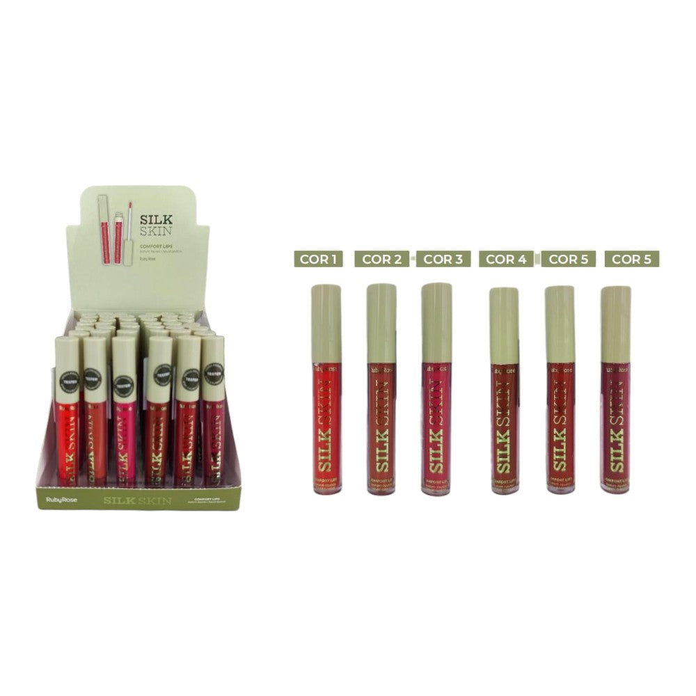 Batom liquido confort lips ruby rose -HB-L6201G2