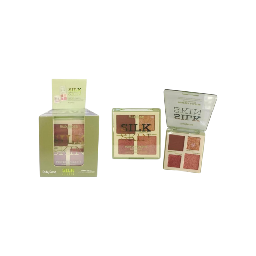 Paleta de contorno blush e iluminador ruby rose -HB-M1003-3