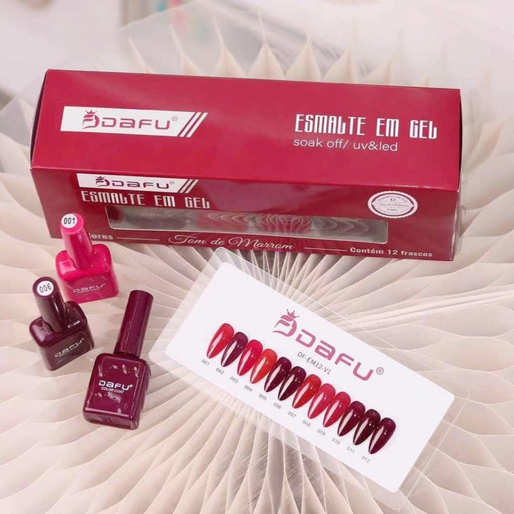 ESMALTE EM GEL 12 CORES VARIADAS -EM12-V1