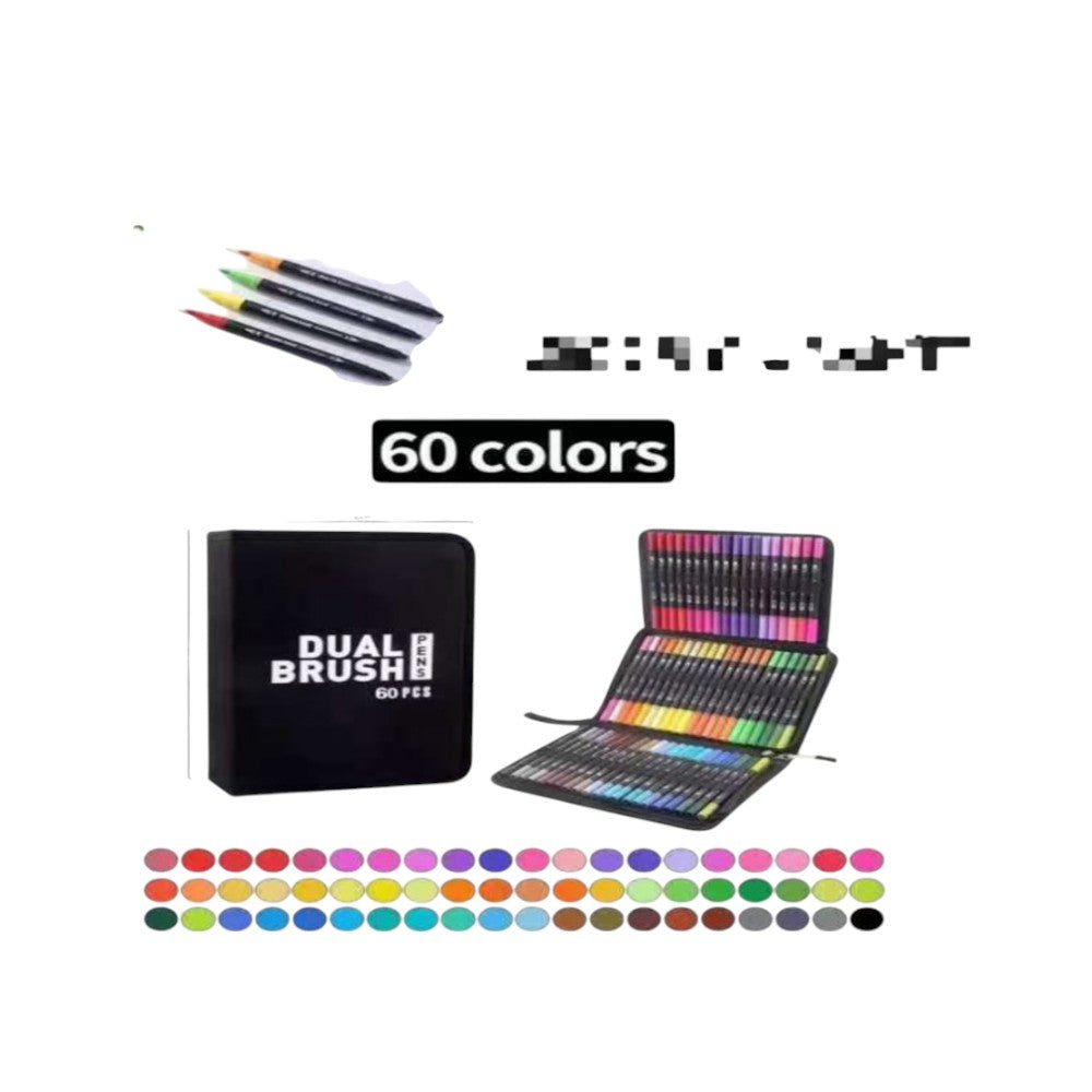 CANETA MARCA-TEXTO 60 CORES  001-60