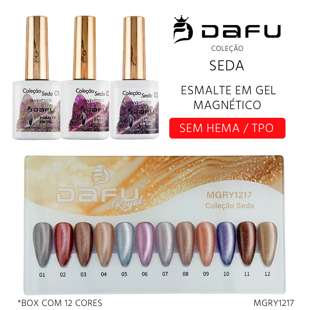 Esmalte em Gel Magnetico Seda Sem Hema/TPO 10ml - MGRY1217