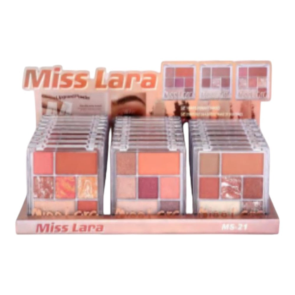 PALETA DE SOMBRA MISS LARA MS-21