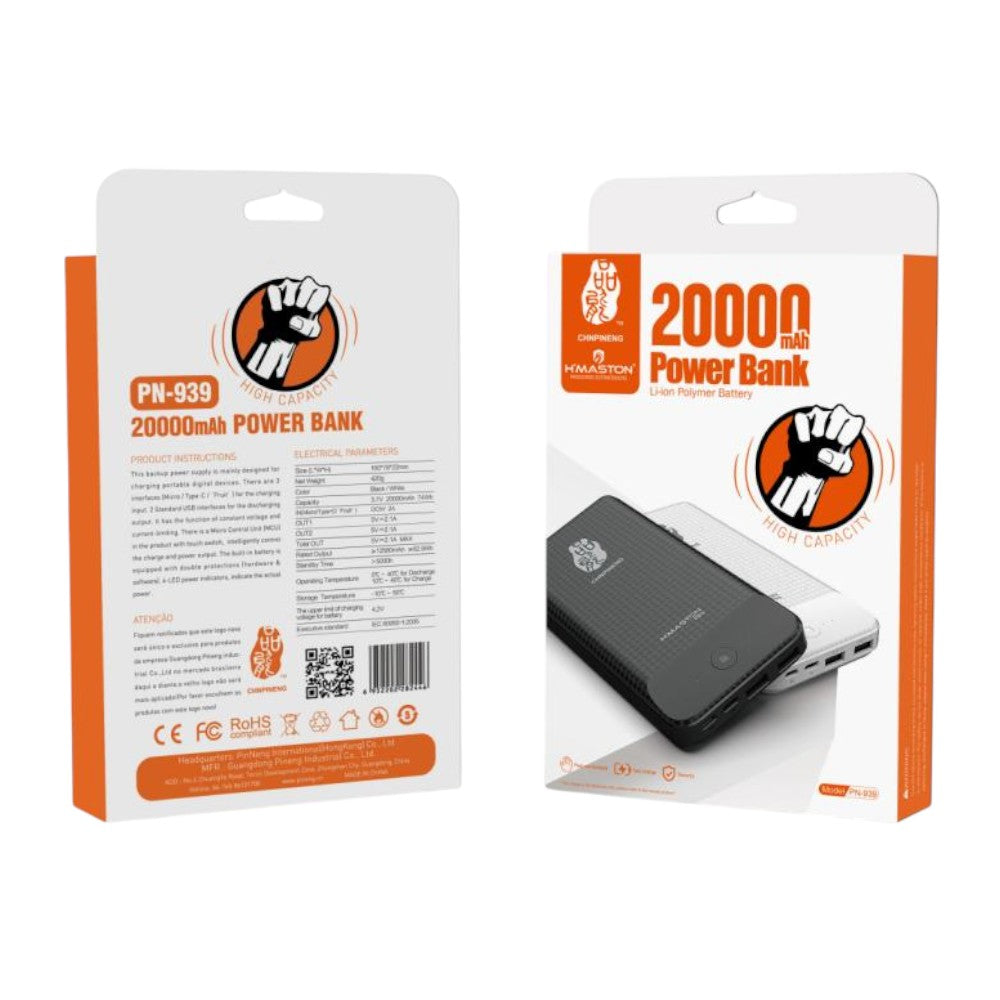 POWERBANK 20.000MAH PN-939