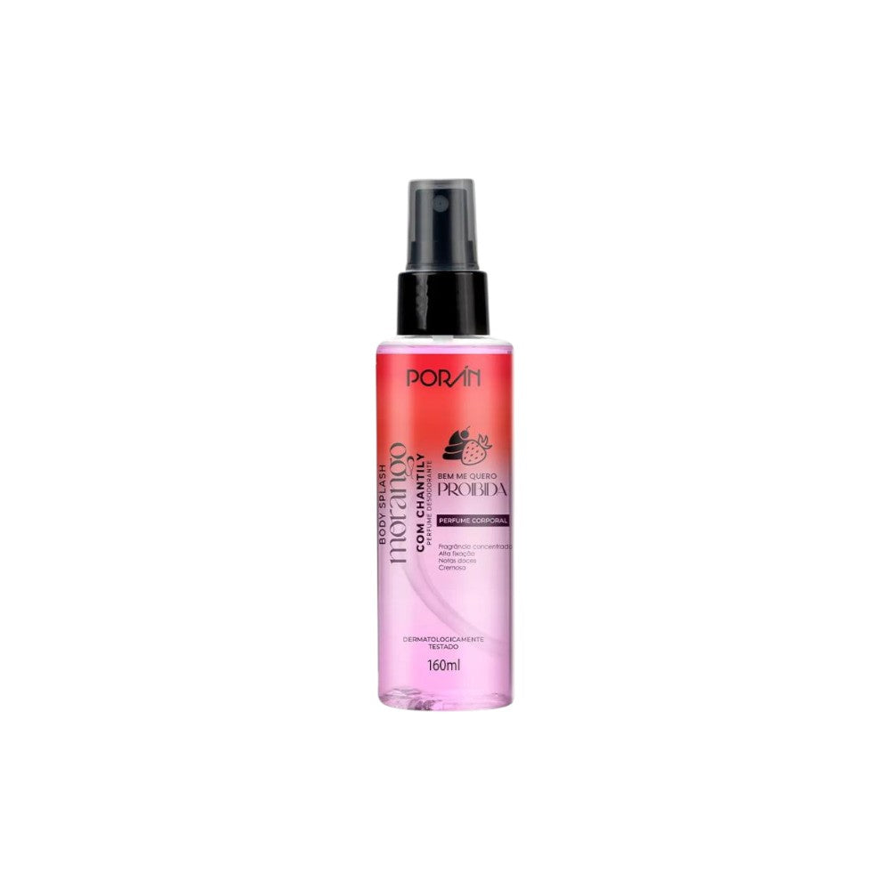Body splash de morango com chantilly PORAN -PR 261