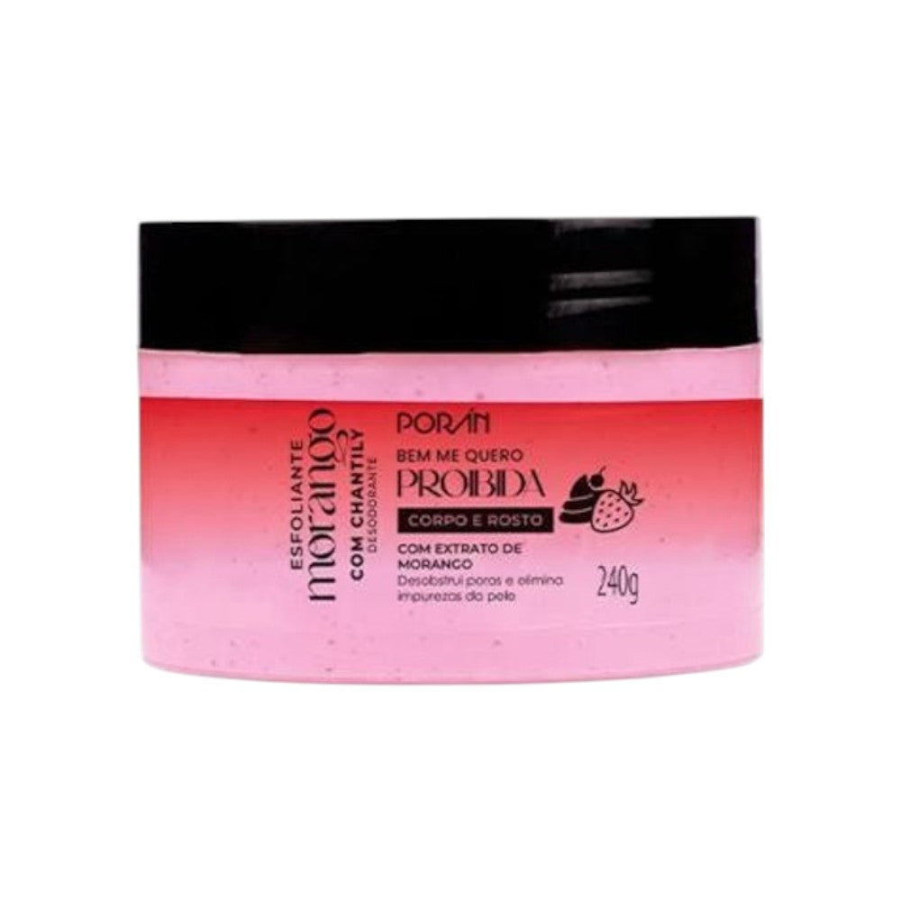 Esfoliante morango com chantilly corpo e rosto PR 263