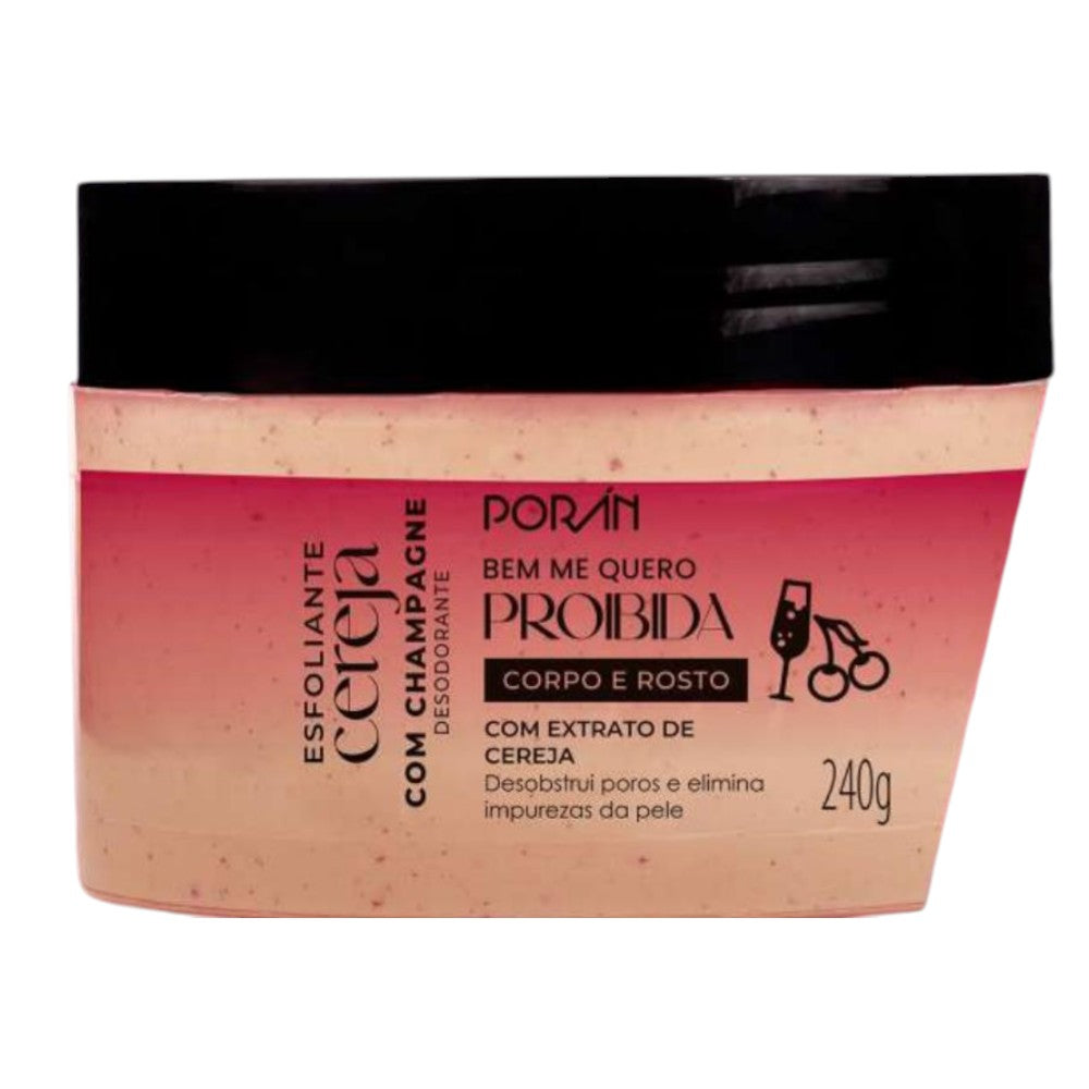 Esfoliante cereja com champagne PORAN -PR273