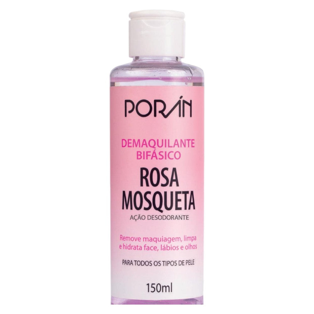 Demaquilante bifásico rosa mosqueta PORAN -PR54