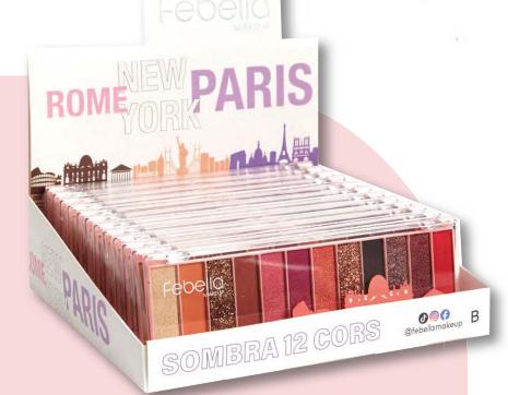 PALETA DE SOMBRA 28 CORES