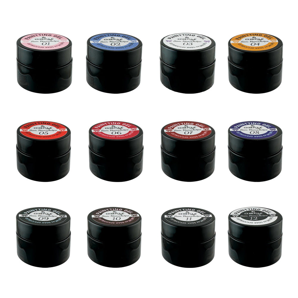 Paintting Gel Sem Hema/tpo (12 cores) - PT12M