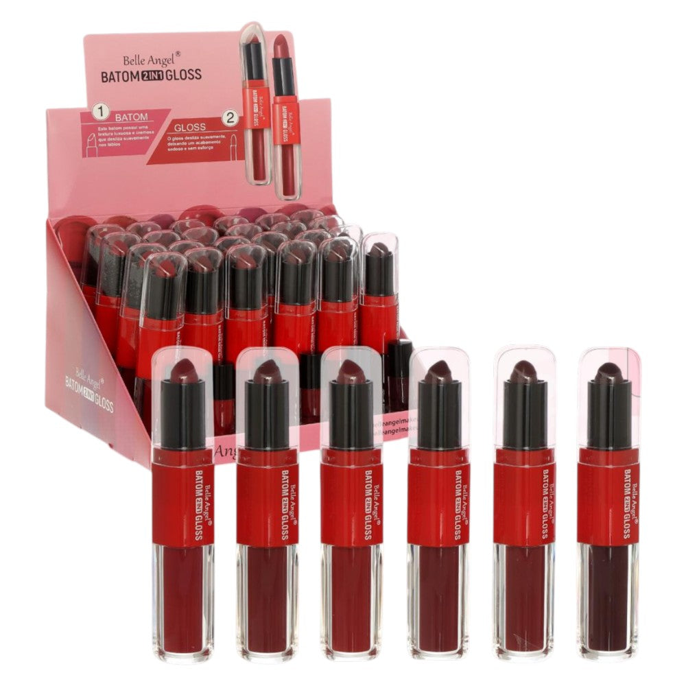 BATOM GLOSS 2 EM 1 BELLE RANGEL -RB007