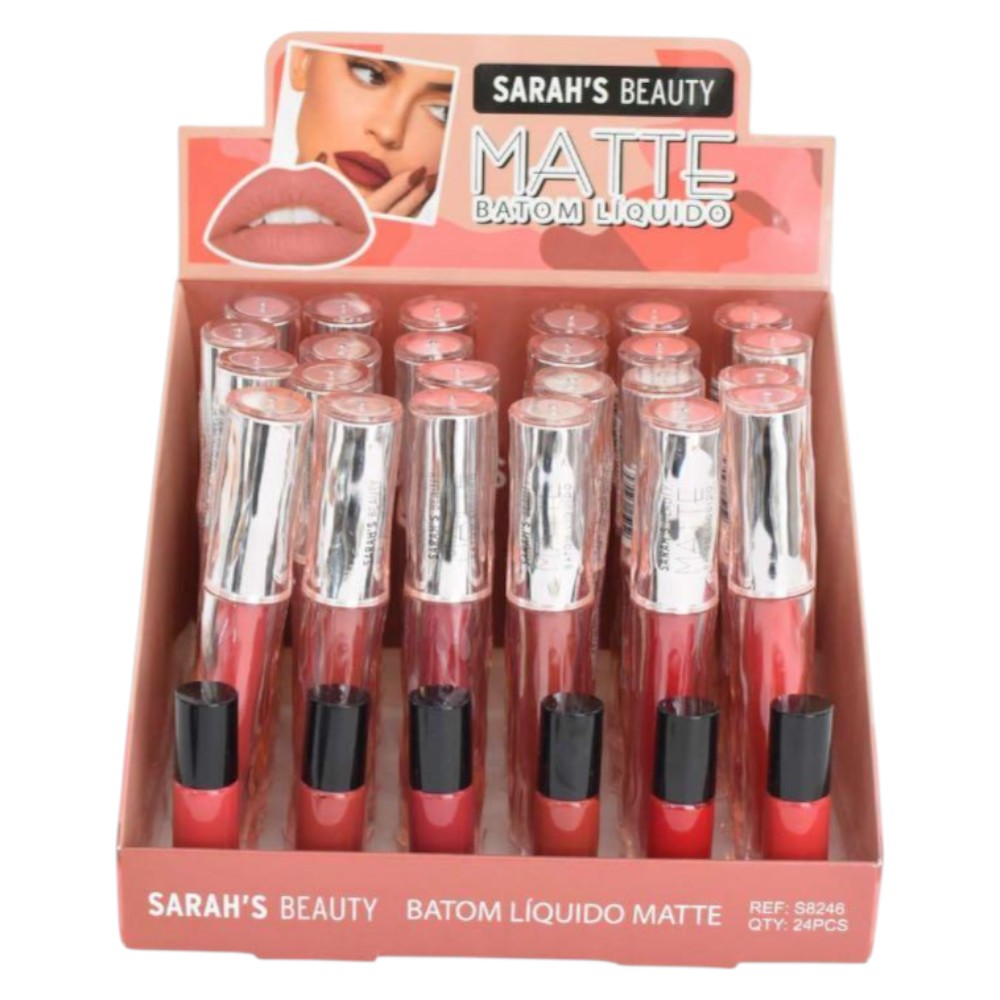 Batom liquido matte Sarahs Beauty -S8246