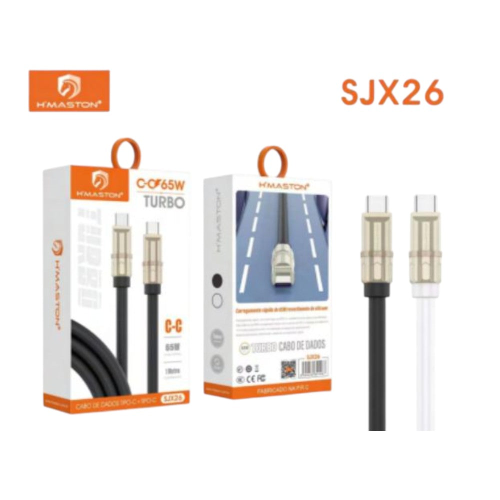 CABO USB DE DADOS PD TIPO-C 65W SJX26