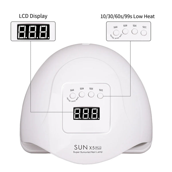 Cabine Secador de Unhas  Sun X 5 PLUS - 36 LEDS, bivolt 110/240V, 120W