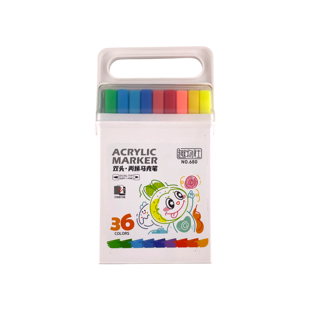 Canetinha dual - Soft - Fine (36 cores) - 680-36