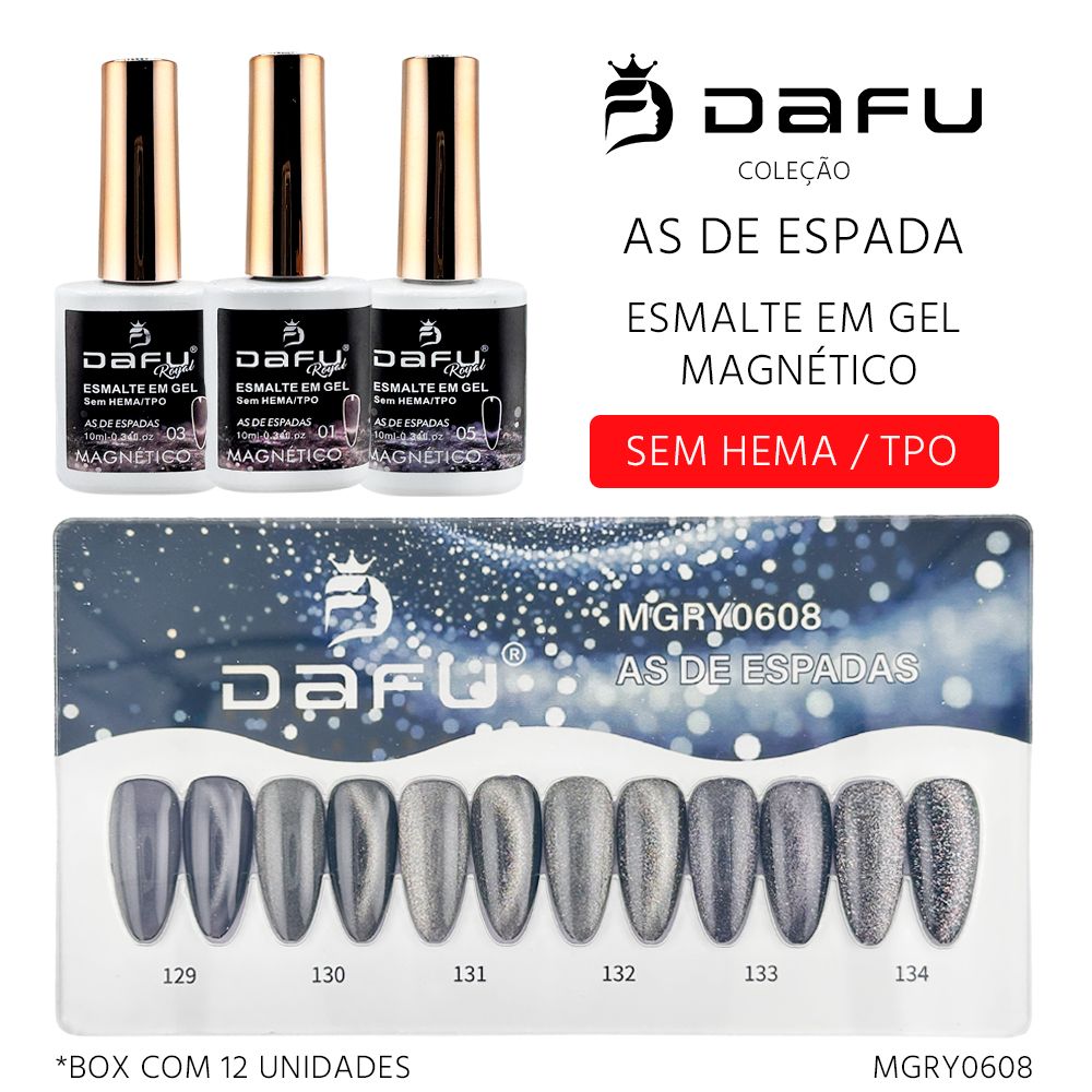 Esmalte em Gel As de Espadas Magnético - (6 cores) -  MGRY0608