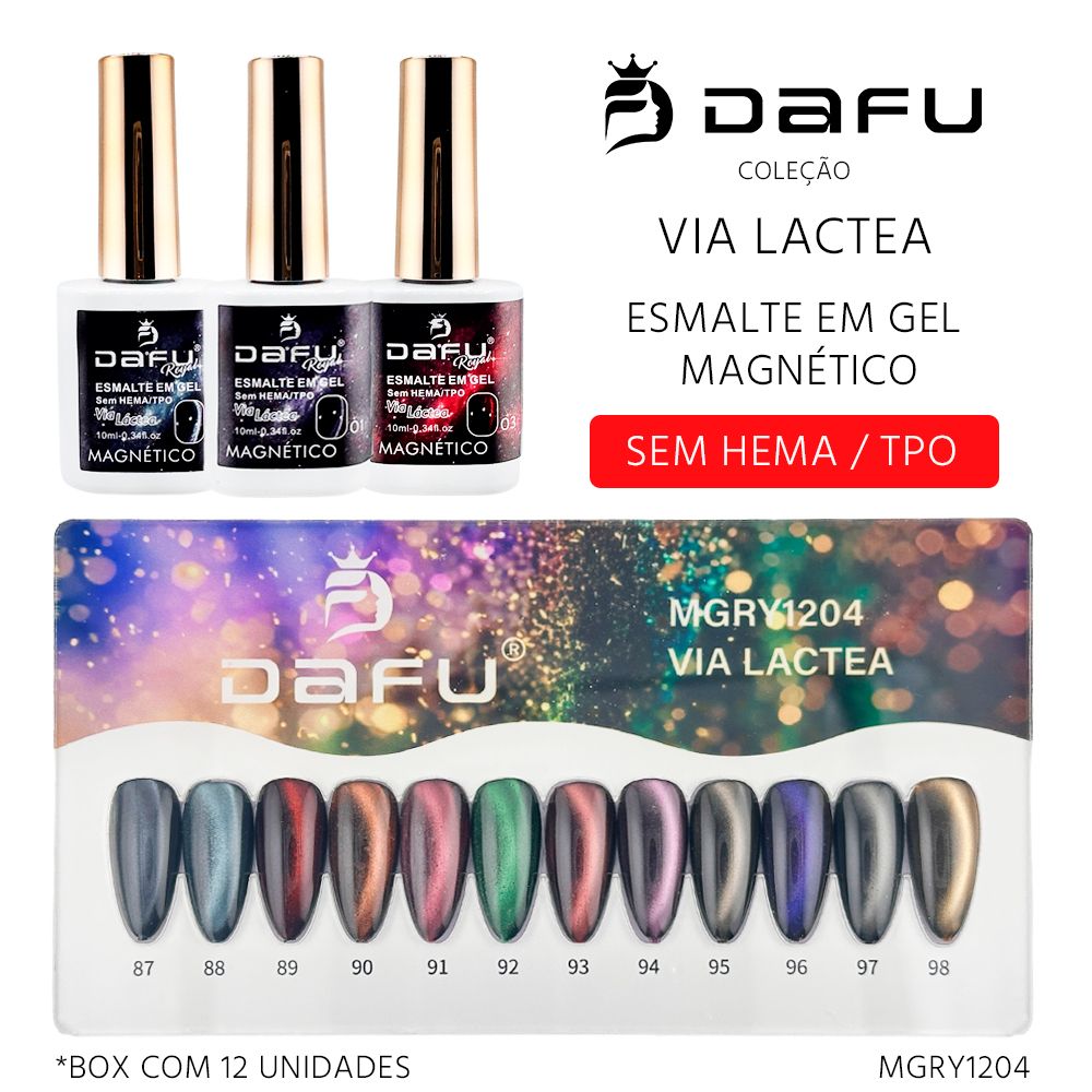 Esmalte em Gel Via Láctea Magnético - (12 cores) -  MGRY1204