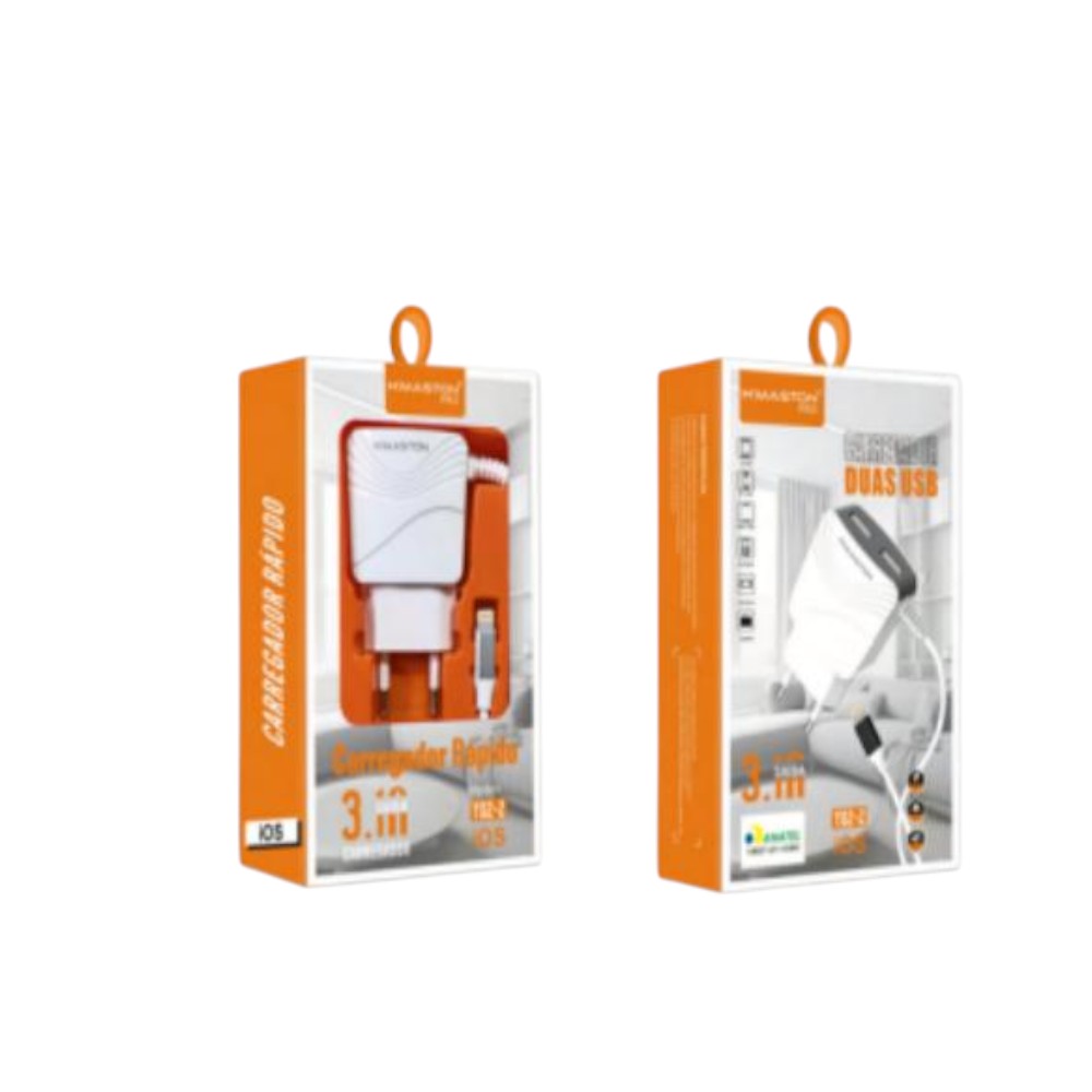 CARREGADOR RAPIDO 3USB-5.1 A/IPHONE Y02-2