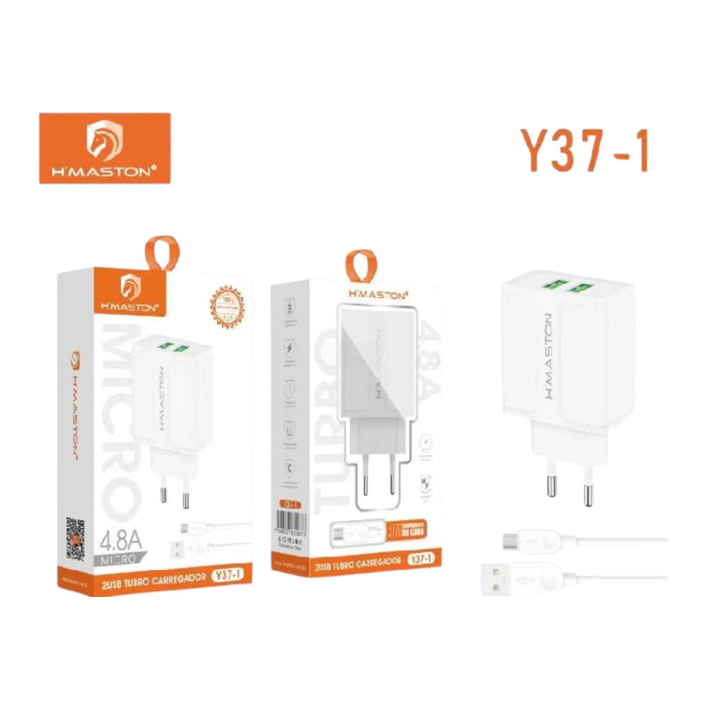 ADAPTADOR DUAS SAIDAS SAIDAS USB/V8 Y37-1