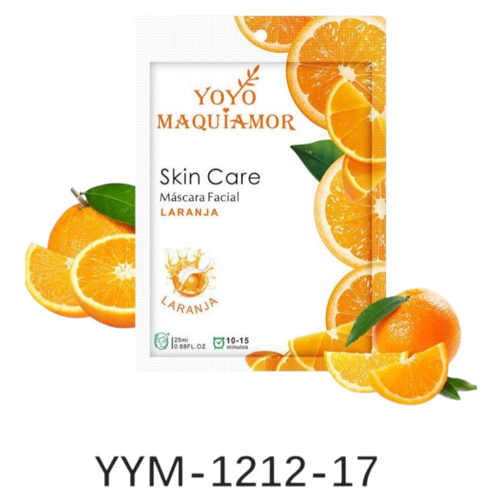 Mascara  facial Skin Care laranja YOYO -YYM-1212-17