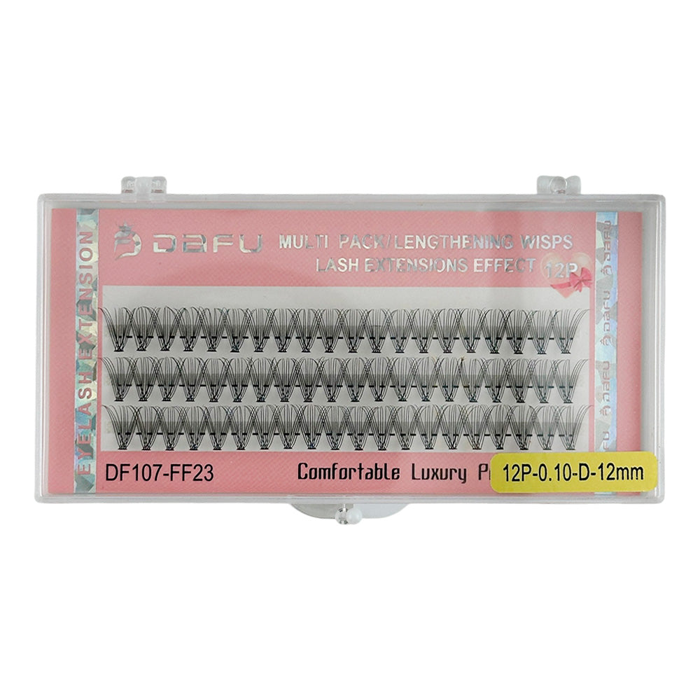Cílios para Extensão - 12P-0.10-D-12mm - DF107-FF23-12