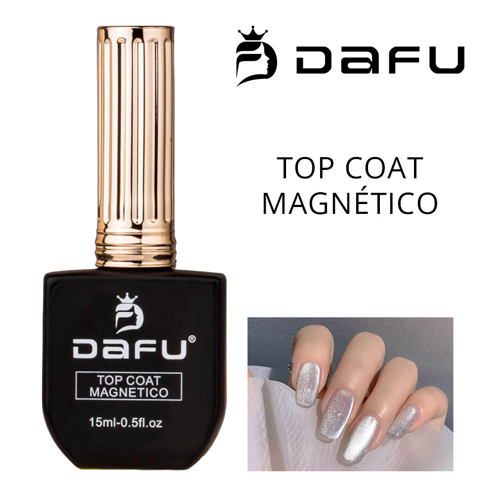 Top Coat Magnético Dafu - Box com 12 unidades