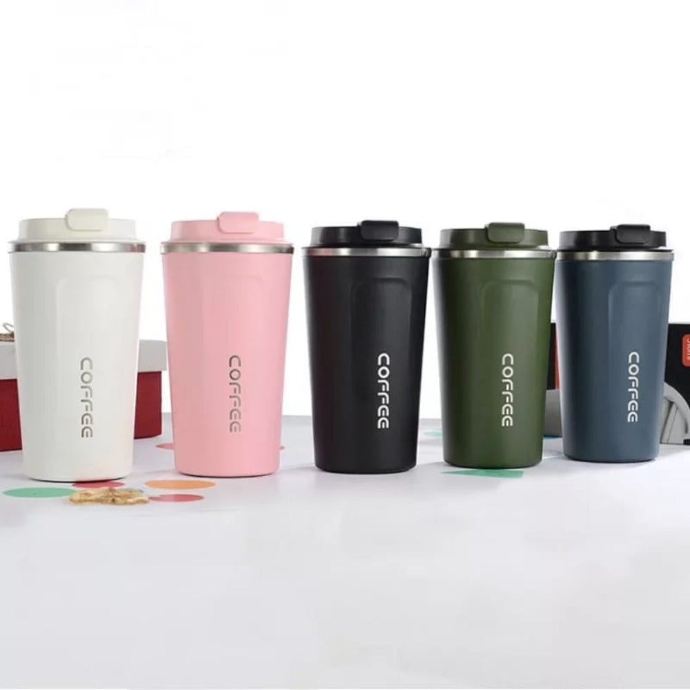 Copo Térmico Coffee Mugs Aço Inoxidável Emborrachado 500ml